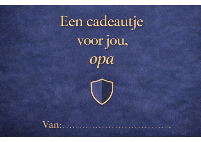 Cadeautje voor opa